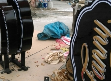 Biển gian hàng Kem Fanny